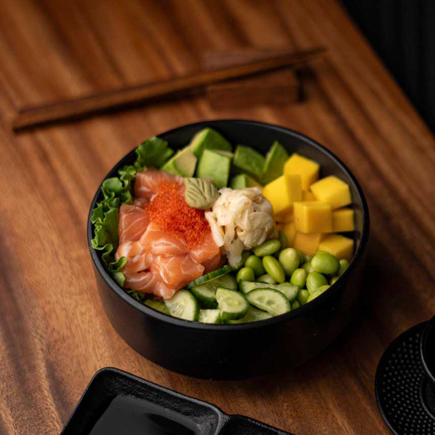 Poke Salmon Bowls